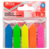 Zakładki indeksujące OFFICE PRODUCTS strzałka PP 12x45mm 5x25 kart.  mix kolorów