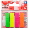 Zakładki indeksujące OFFICE PRODUCTS PP 12x43mm 4x35 kart.  mix kolorów neon