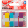 Zakładki indeksujące OFFICE PRODUCTS PP 12x43mm 4x35 kart.  mix kolorów pastel