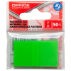 Zakładki indeksujące OFFICE PRODUCTS PP 25x43mm 1x50 kart.  zielone