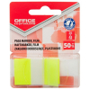 Zakładki indeksujące OFFICE PRODUCTS PP 25x43mm 1x50 kart.  żółte