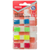 Zakładki indeksujące OFFICE PRODUCTS PP standard 12x43mm 4x35 kart.  mix kolorów