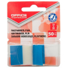 Zakładki indeksujące OFFICE PRODUCTS PP 25x43mm 1x50 kart.  niebieskie