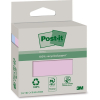 Karteczki samoprzylepne POST-IT ekologiczne 76x76mm 2x100 kart. pastelowy róż