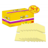 Karteczki samoprzylepne POST-IT Super Sticky 654-P16SSCY-EU, 76x76mm, 16x90 kart., żółte, 2 Karteczki GRATIS