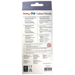 Kredki PENTEL ołówkowe 12 kolorów -281387