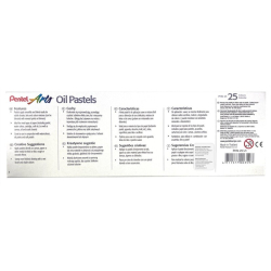 Kredki PENTEL pastele olejne 25 kolorów -281399