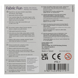 Kredki PENTEL pastele do tkanin PTS-7 7 kolorów-281404