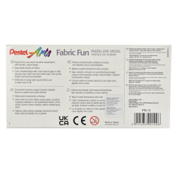 Kredki PENTEL pastele do tkanin PTS15 15 kolorów-281405