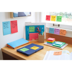 Karteczki samoprzylepne POST-IT Super Sticky, PLAYFUL, 76x127mm, 6x90 kart.-281887