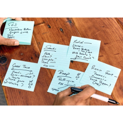 Karteczki samoprzylepne POST-IT Super Sticky XL, OASIS, w linię, 101x101mm, 3x70 kart.-281903
