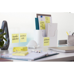Karteczki samoprzylepne POST-IT Super sticky Z-Notes R330-12SS-CY, 76x76mm, 12x90 kart., żółte-281950