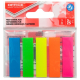 Zakładki indeksujące OFFICE PRODUCTS standard PP 12x45mm 5x25 kart.  mix kolorów
