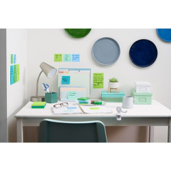Karteczki samoprzylepne POST-IT Super Sticky, OASIS, 76x76mm, 5x90 kart.-282678