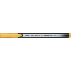 Cienkopis PENTEL POINTLINER Colour S40 - żółty ciemny-284484