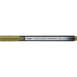 Cienkopis PENTEL POINTLINER Colour S40 - złoto - brązowy-284556