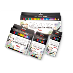 Cienkopis PENTEL POINTLINER Colour S40 zestaw op.4 kolory-284578