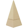 Pudełko kształt piramidy 7 x 7 x 16cm BT024, Decopatch