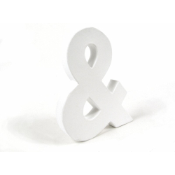 Znak 3D duży 20cm „&” AC728 C, Decopatch