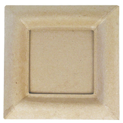 Ramka kwadratowa z zaokrąglonym rantem 20 x 20 x 2 (wew.11 x 11) cm. CD695, Decopatch