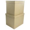Pudełka prostokątne 2 szt. -  25 x 20 x 20 i 23,5 x 19,5 x 18,5 cm BTS911 C, Decopatch