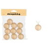 Bombki papierowe 3,5 cm zestaw 10 szt. NO063C, Decopatch