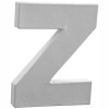 Litera 3D "Z" mała 12 cm AC278 AC755C, Decopatch