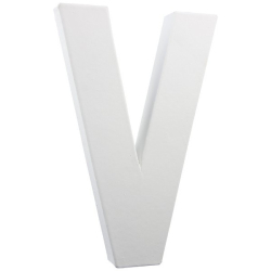 Litera 3D duża 20cm „V” AC721 C, Decopatch