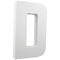 Litera 3D duża 20cm „D” AC703 C, Decopatch