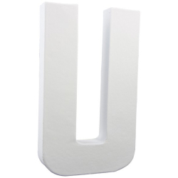 Litera 3D duża 20cm „U” AC720 C, Decopatch