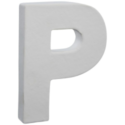 Litera 3D mała 12cm "P" AC745 C, Decopatch