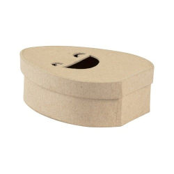 Pudełko w kształcie jajka z uśmiechem 12 x 10 x 4 cm BT067C, Decopatch-289140