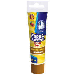 Farba plakatowa ASTRA tubka 30ml. - brązowa jasna