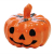 Dynia Halloween 12 x 11 x 11 cm z masy papierowej. SA179, Decopatch-289193