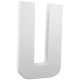 Litera 3D duża 20cm „U” AC720 C, Decopatch
