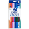 Kredki ołówkowe OXFORD 12 kolorów regular