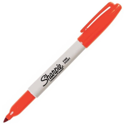 Marker SHARPIE Fine Point permanentny - czerwony