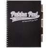 Kołonotatnik PUKKA PAD Project Book A4 100k 80g kratka Black & Grey czarny