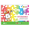 Blok zeszyt do wycinanek HAPPY COLOR A4 100g. 8 kolorów - samoprzylepny