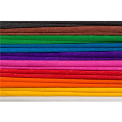Bibuła krepina marszczona HAPPY COLOR 25x200cm Basic mix 8 kolorów op.8-293718