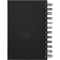 Szkicownik artystyczny OXFORD A6 80 kartek 100g spirala - czarny-297402