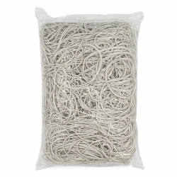 Gumki recepturki 130x1,5x1,5 - białe