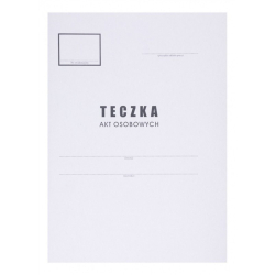 Akta osobowe OFFICE PRODUCTS OPAK.30 karton A4 300g. - biała-302843