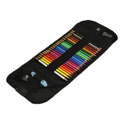 Kredki KOH-I-NOOR akwarelowe 24 kolory Mondeluz w czarnym etui 37224C