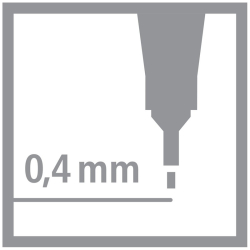 Cienkopis STABILO Point 88 - ochra jasna (88)-314049