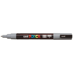 Marker UNI POSCA PC-3M - szary