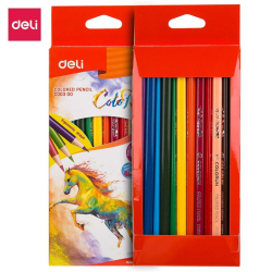 Kredki ołówkowe DELI COLORUN trójkątne 12 kolorów EC00300-370ff0fa23aa11aadb36e9a9e94de484