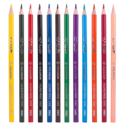 Kredki ołówkowe DELI COLORUN trójkątne 12 kolorów EC00300-41e0948119c139d02bb2b5bbd122cb9b