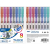 Długopis żelowy kulkowy DELI THINK 0,5mm EQ300 - zestaw 8 kolorów-6d2b1e4400402be8a6ebe5a5d5b0ff71