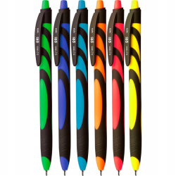 Długopis TETIS ORI 0,7mm obudowa mix kolorów - wkład niebieski KD912-NM-796aff2fa420d9eb01e49fd0f2cafe56